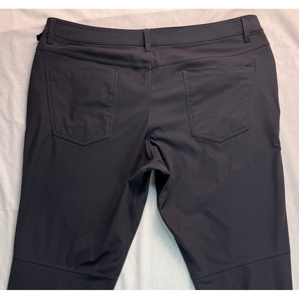 Lululemon ABC Pant Classic Warpstreme Black Mens 38x34 Five Pocket Trousers - Picture 15 of 15